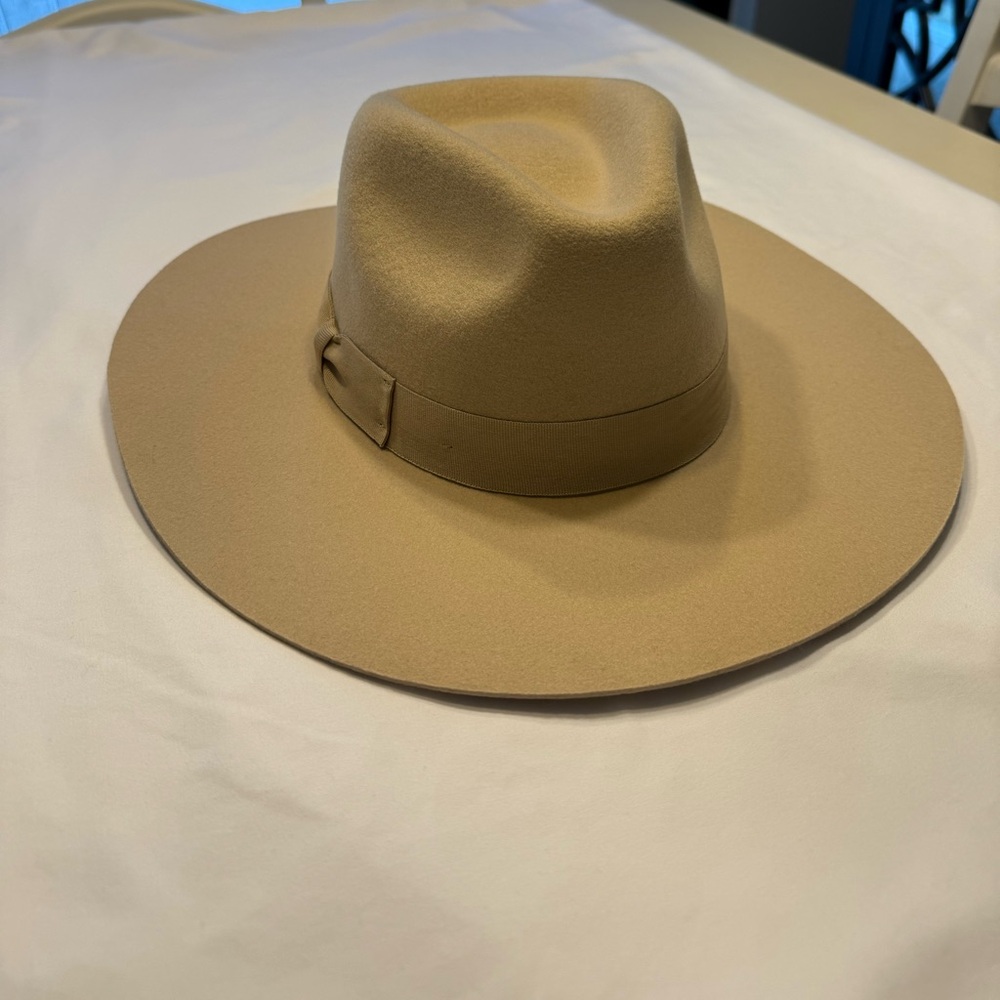 Tan Wool Top Hat - Picture 2 of 10